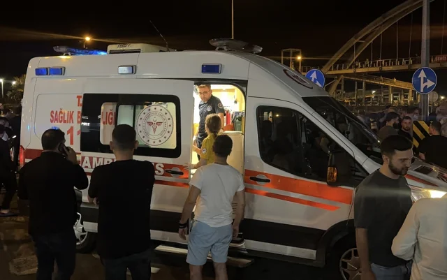 Rize'de Trafik Kazası Panik Yarattı 10 Kişi Yaralandı