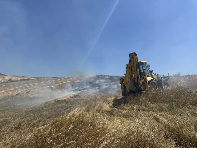Samsun'da Çıkan Yangın 50 Dönüm Tarım Arazisini Küle Çevirdi