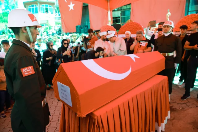 Ordu'da Şehit Olan Uzman Çavuş Kani Obi'yi Binler Son Yolculuğuna Uğurladı