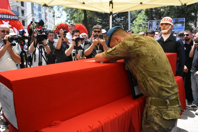 Aksaray'da Şehit Piyade Sözleşmeli Er Özkan Özkanlı Son Yolculuğuna Uğurlandı