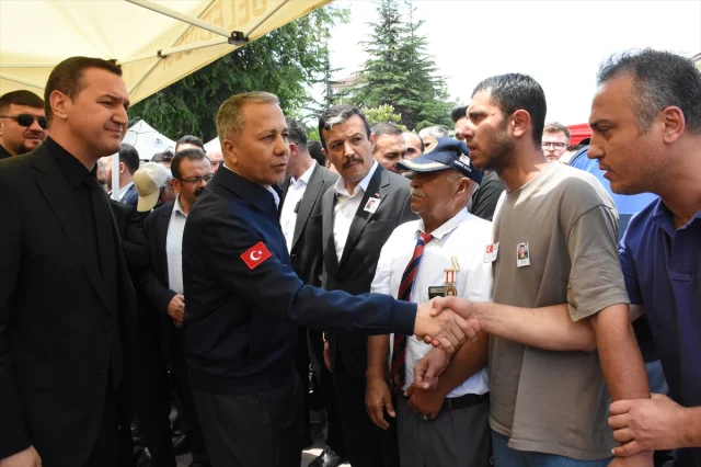Aksaray'da Şehit Piyade Sözleşmeli Er Özkan Özkanlı Son Yolculuğuna Uğurlandı