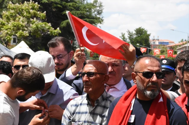 Aksaray'da Şehit Piyade Sözleşmeli Er Özkan Özkanlı Son Yolculuğuna Uğurlandı