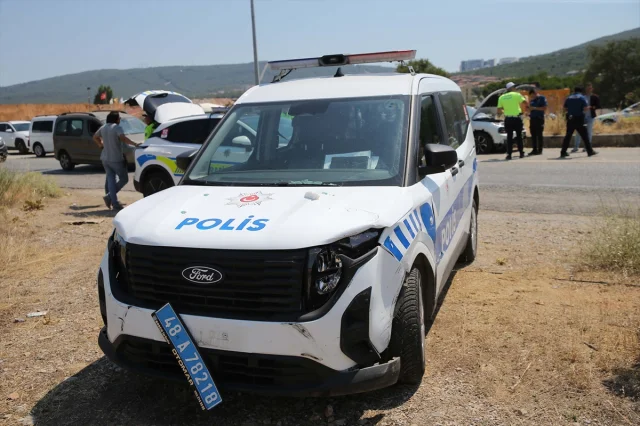Muğla'da Polis Takibi Sırasında Kaçan Sürücü Kazayla Yakalandı