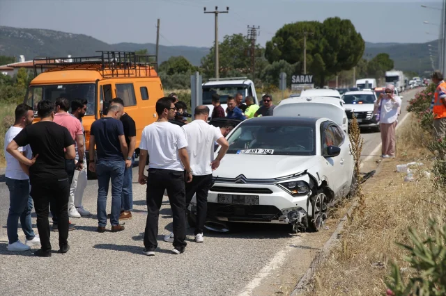 Muğla'da Polis Takibi Sırasında Kaçan Sürücü Kazayla Yakalandı