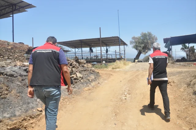 İzmir Ödemiş'te Yangından Kurtarılan Binlerce Hayvan Sahiplerine Kavuştu
