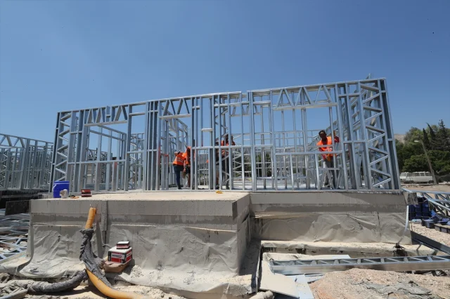 Hatay Antakya'da Afete Dayanıklı Konutların İnşası Hızla Devam Ediyor