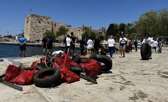 Sinop Sahillerinde Deniz Dibi Temizliği Dikkat Çekti
