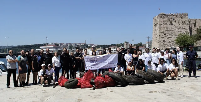 Sinop Sahillerinde Deniz Dibi Temizliği Dikkat Çekti