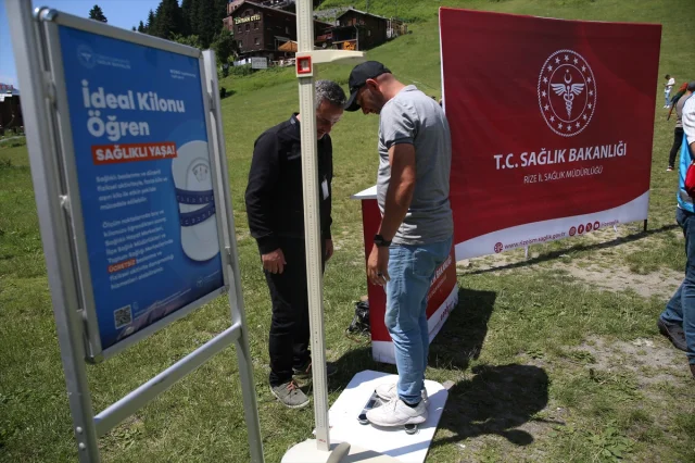 Ayder Yaylası'nda Sağlıklı Yaşam Etkinliğiyle Farkındalık Artıyor