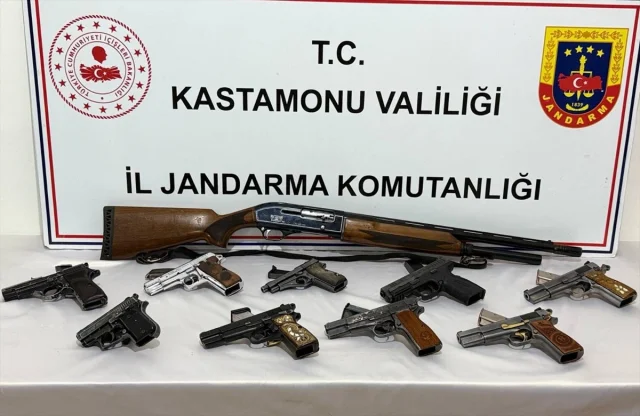Kastamonu'da Ruhsatsız Silah Operasyonu