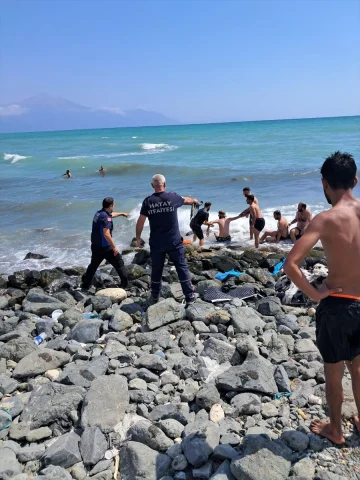 Hatay'da Rip Akıntısından Mucizevi Kurtuluş