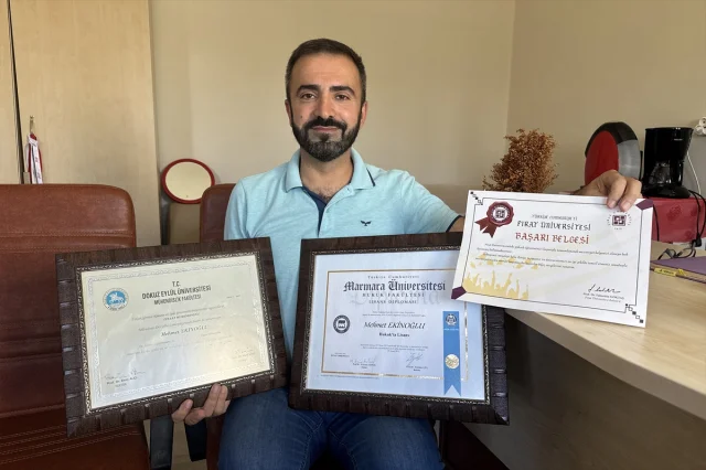 Elazığlı Azimli İnsan: Üç Farklı Alanda Fakülte Bitiren Mehm...