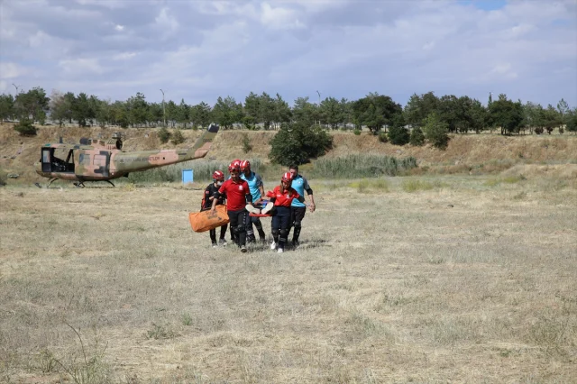 Van'da Helikopter Kazası Tatbikatı Detayları ve Katılımcılar