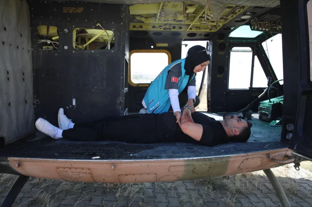 Van'da Helikopter Kazası Tatbikatı Detayları ve Katılımcılar