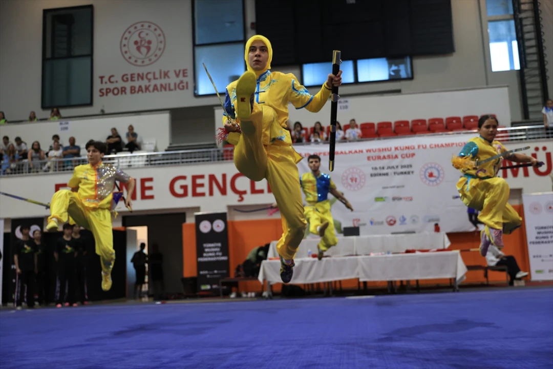 Balkanların En Büyük Wushu Kung Fu Şampiyonası Edirne'de Başladı