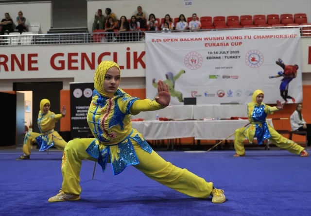 Balkanların En Büyük Wushu Kung Fu Şampiyonası Edirne'de Başladı