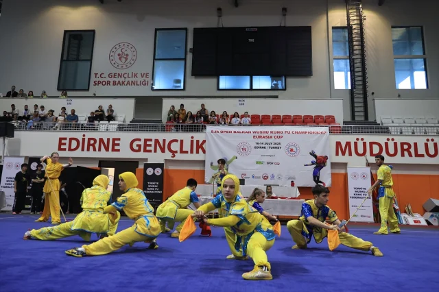Balkanların En Büyük Wushu Kung Fu Şampiyonası Edirne'de Başladı