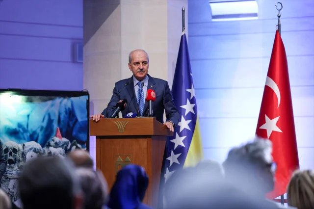 Numan Kurtulmuş Bosna Hersek'te Srebrenitsa'ya Dikkat Çekti