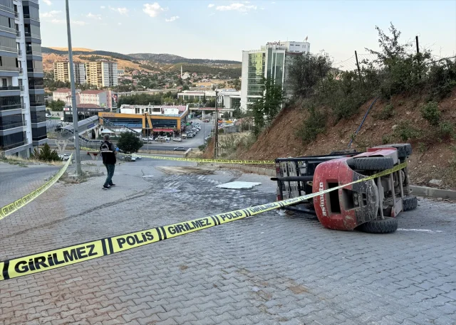 Kırıkkale'de Forklift Kazası: 16 Yaşındaki Sürücü Hayatını Kaybetti