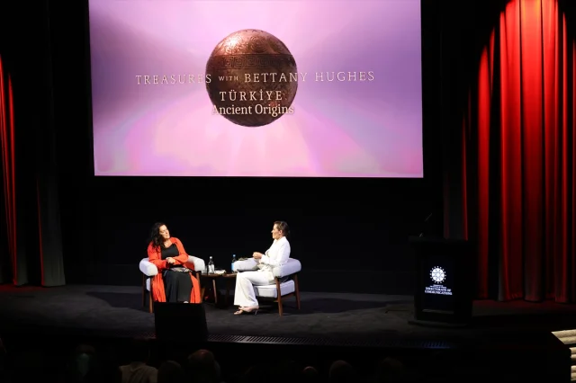 İngiliz Tarihçi Hughes'un Antik Türkiye Belgeselinin Londra...