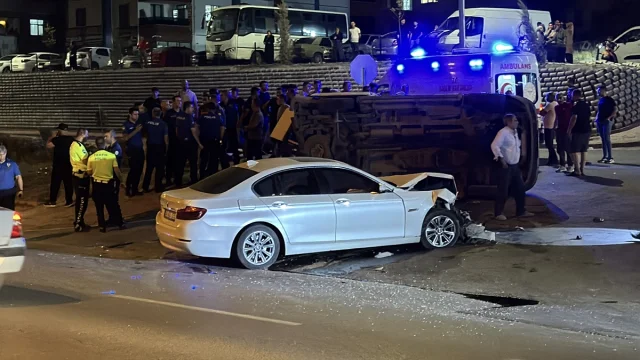 Kayseri'de Trafik Kazası 9 Kişiyi Hastanelik Etti