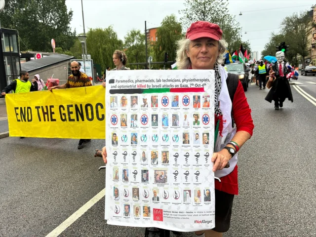 Stockholm'de Gazze'ye Destek Protestosu: İsrail Politikalarına Tepki