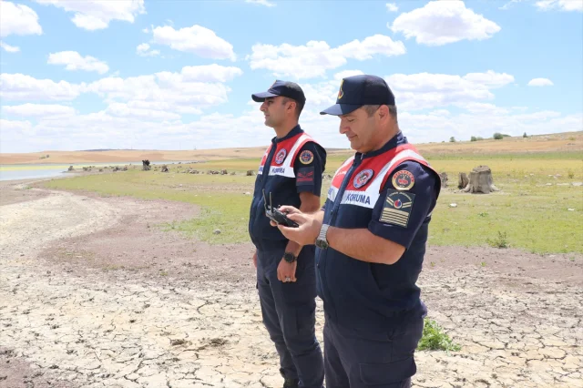Yozgat'ta Flamingoların Korunması İçin Jandarma Seferber Oldu