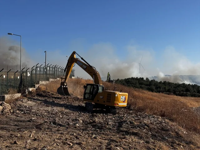 Urla'da Orman Yangını: Ekipler Hızla Müdahale Ediyor