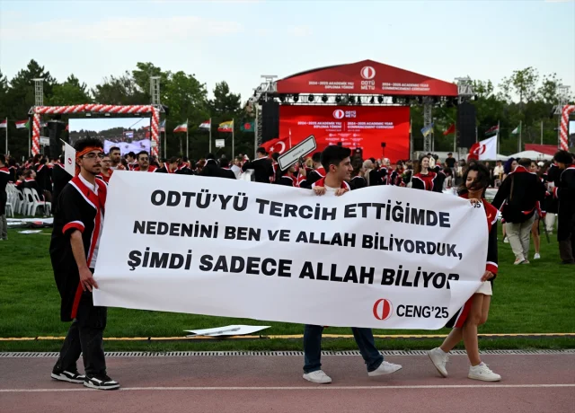 ODTÜ'de Gurur Dolu Mezuniyet Töreni: Öğrenciler Geleceğe Hazır