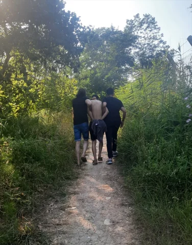 18 Yıl Hapis Cezalı Firari Yüzme Keyfi Yaparken Yakalandı