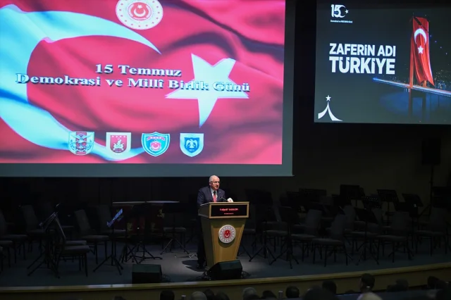 Milli Savunma Bakanı Güler: 15 Temmuz Demokrasi Zaferi Birlik ve Dayanışmamızın Göstergesidir
