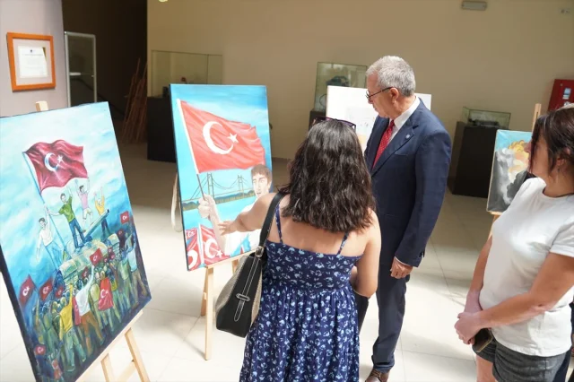 İzmir'de 15 Temmuz'un Anlamı: 'Zaferin Adı Türkiye' Sergisi Açıldı