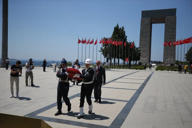 Çanakkale Anıtı'nda 15 Temmuz Şehitleri İçin Anma Töreni