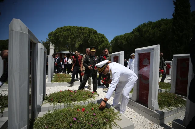 Çanakkale Anıtı'nda 15 Temmuz Şehitleri İçin Anma Töreni