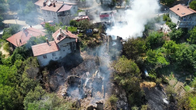 Antalya'nın Akseki Bölgesinde Çıkan Şiddetli Yangın Kontrol...