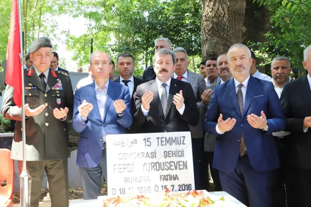 Şehit Ferdi Yurduseven Samsun'da Unutulmadı Yakınları Gözyaşlarına Hakim Olamadı