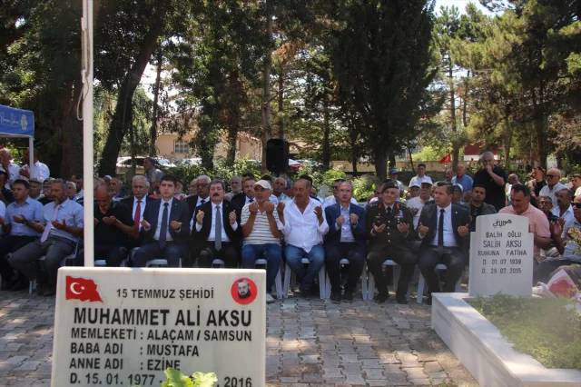 Samsun'da 15 Temmuz Şehitleri İçin Anlamlı Anma Töreni