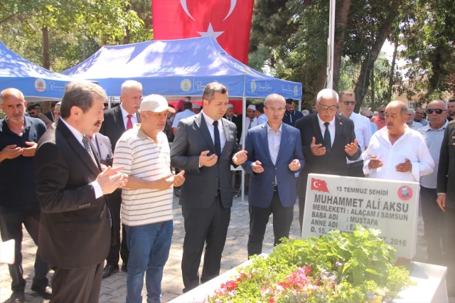 Samsun'da 15 Temmuz Şehitleri İçin Anlamlı Anma Töreni