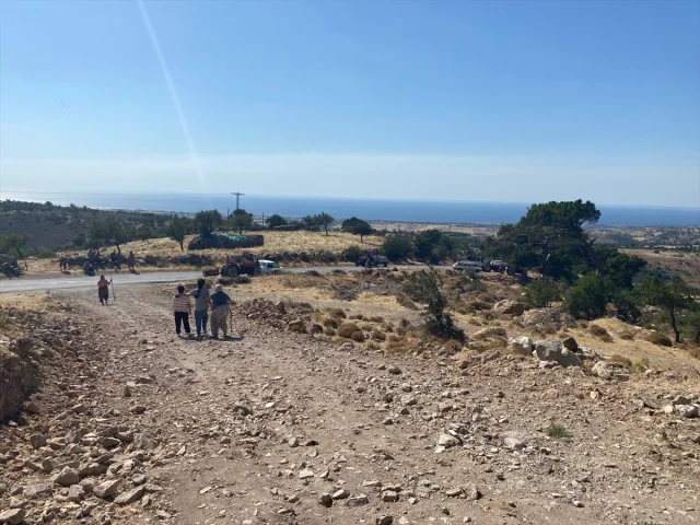 Çanakkale'deki Orman Yangınına Karşı Yoğun Mücadele Devam Ediyor