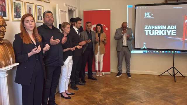 Stockholm'de 15 Temmuz Demokrasi ve Milli Birlik Günü Anması