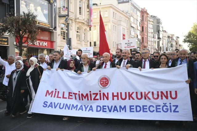 15 Temmuz’un 9. Yılında İstanbul 2 Nolu Barosu'ndan Anlamlı Yürüyüş