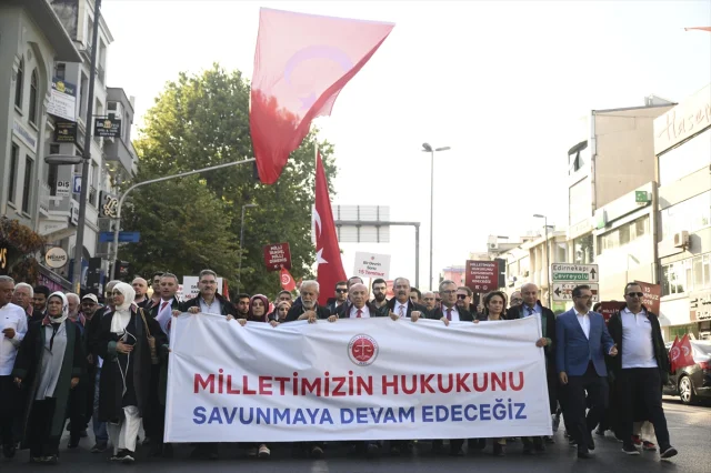 15 Temmuz’un 9. Yılında İstanbul 2 Nolu Barosu'ndan Anlamlı Yürüyüş