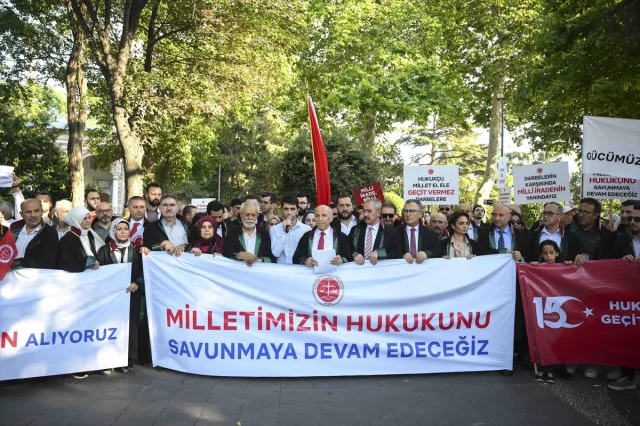 15 Temmuz’un 9. Yılında İstanbul 2 Nolu Barosu'ndan Anlamlı Yürüyüş