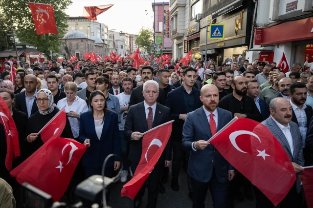 İstanbul'da 15 Temmuz Anma Etkinliği Coşkuyla Tamamlandı