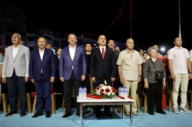 Marmaris'te 15 Temmuz Anma Etkinlikleri Coşkulu Geçti