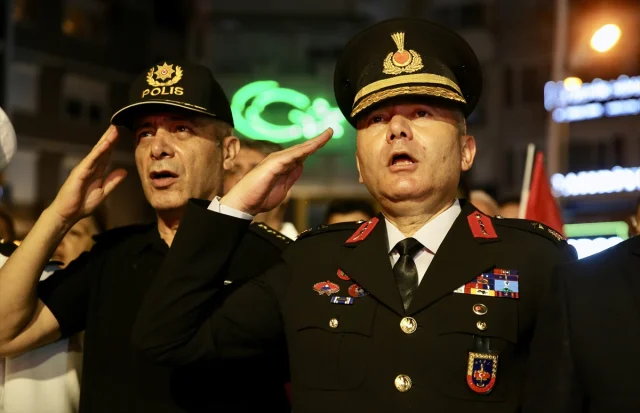 Marmaris'te 15 Temmuz Anma Etkinlikleri Coşkulu Geçti
