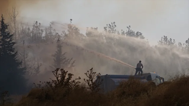 Tekirdağ Orman Yangını Çanakkale'yi Tehdit Ediyor: Havadan ve Karadan Müdahale Sürüyor
