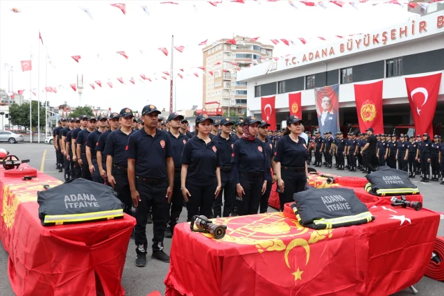 Adana'da 90 Kahraman İtfaiye Erinin Göreve Başlayışı Kutlandı