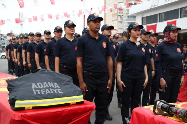 Adana'da 90 Kahraman İtfaiye Erinin Göreve Başlayışı Kutlandı