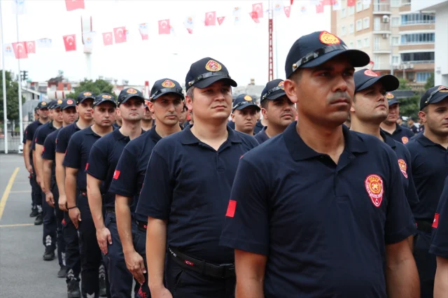 Adana'da 90 Kahraman İtfaiye Erinin Göreve Başlayışı Kutlandı